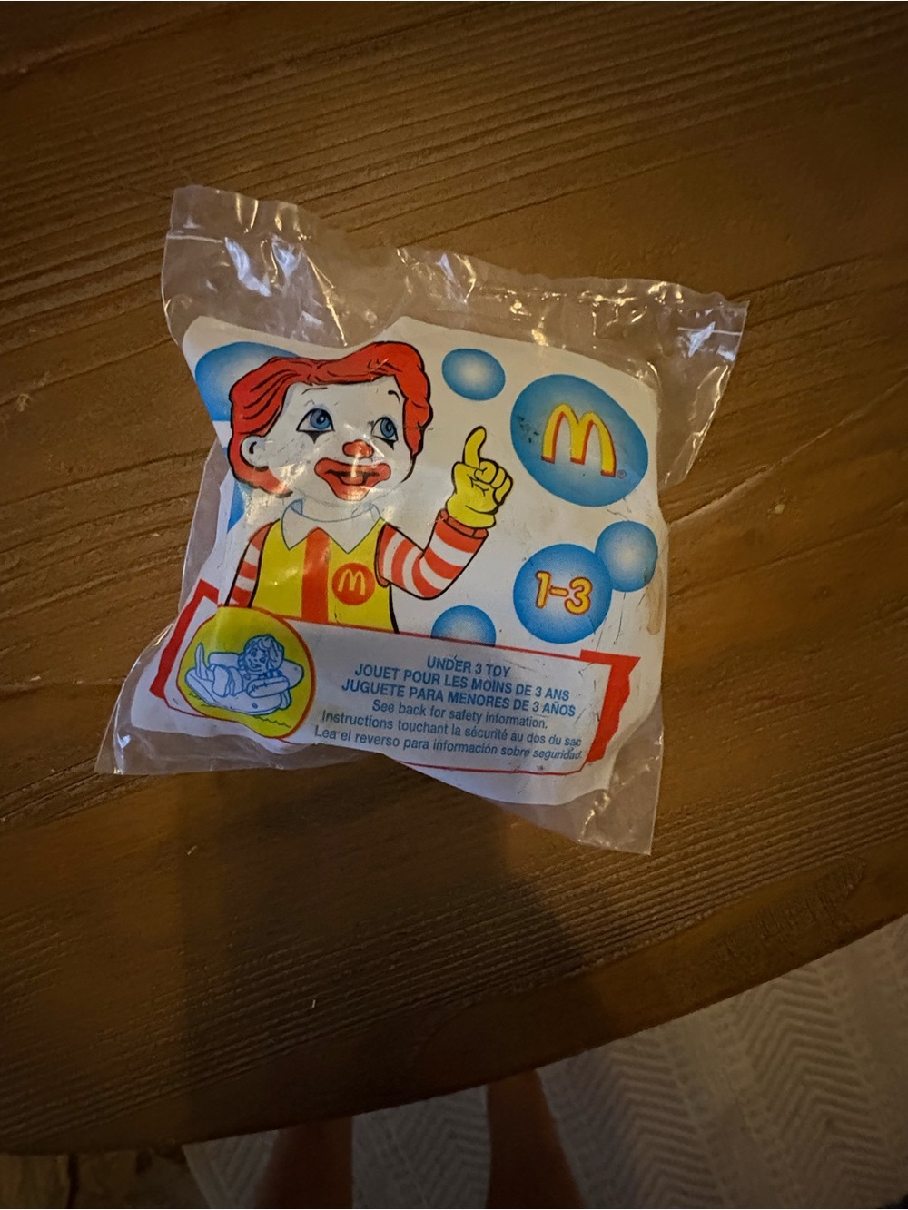 McDonald’s Happy Meal Toy Ronald McDonald Sealed in Bag 2013 Ages 1-3